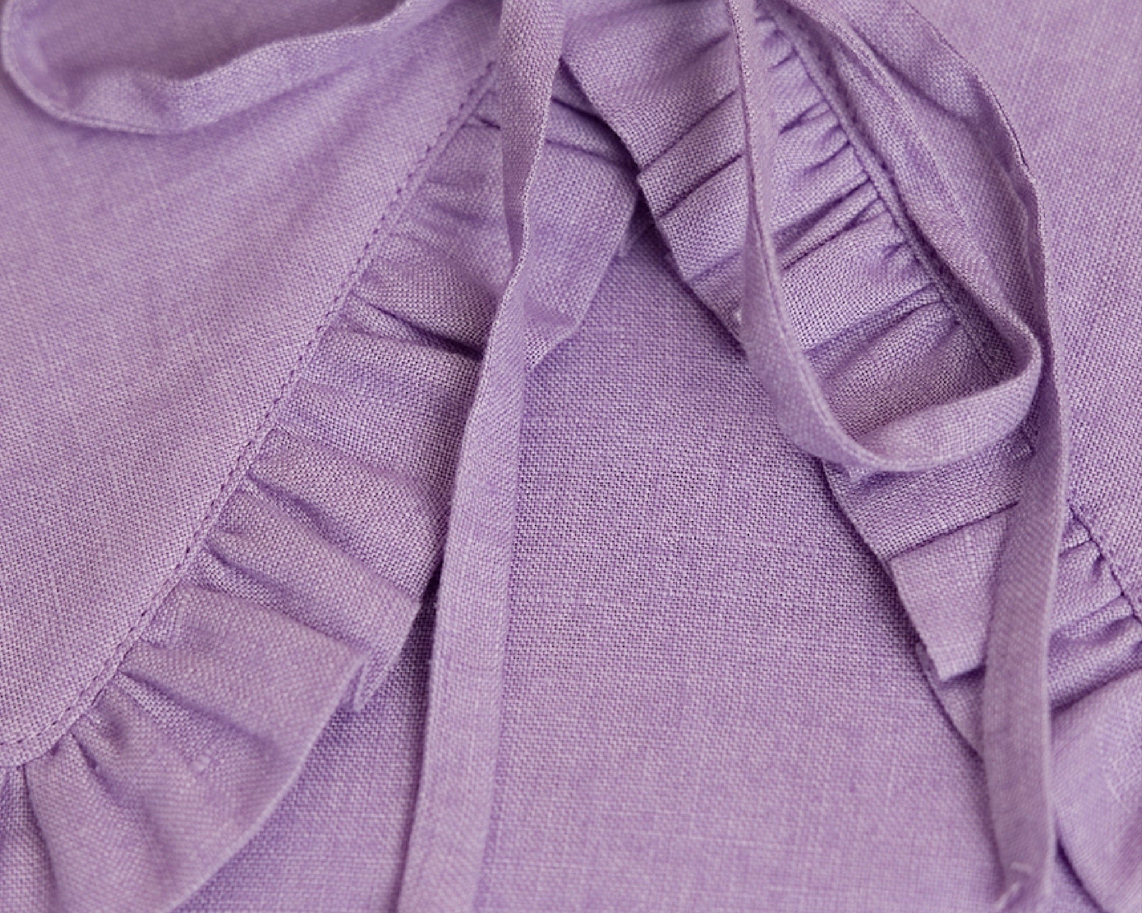 JOURNY Ruffle Detachable Collar Margot Collar Lavender Linen 2