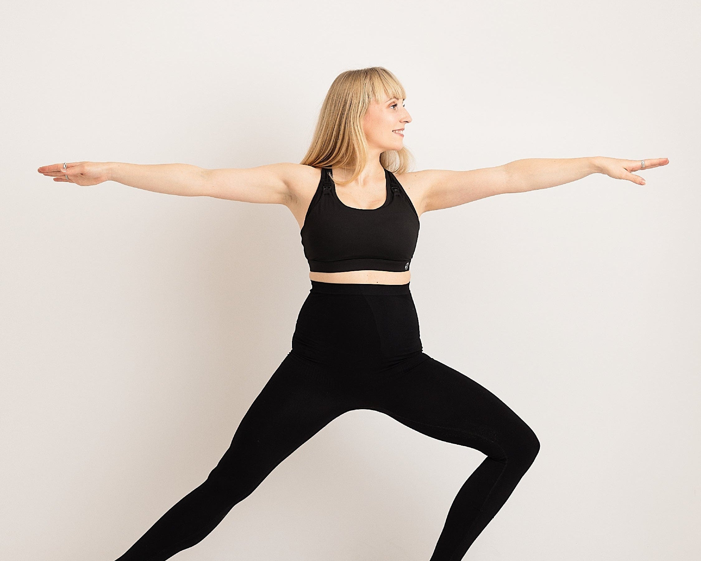 JOURNY Penny Leggings Maternity Postpartum Leggings Bump Supporting Black 2