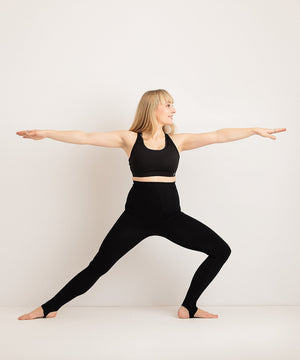 JOURNY Penny Leggings Maternity Postpartum Leggings Bump Supporting Black 2