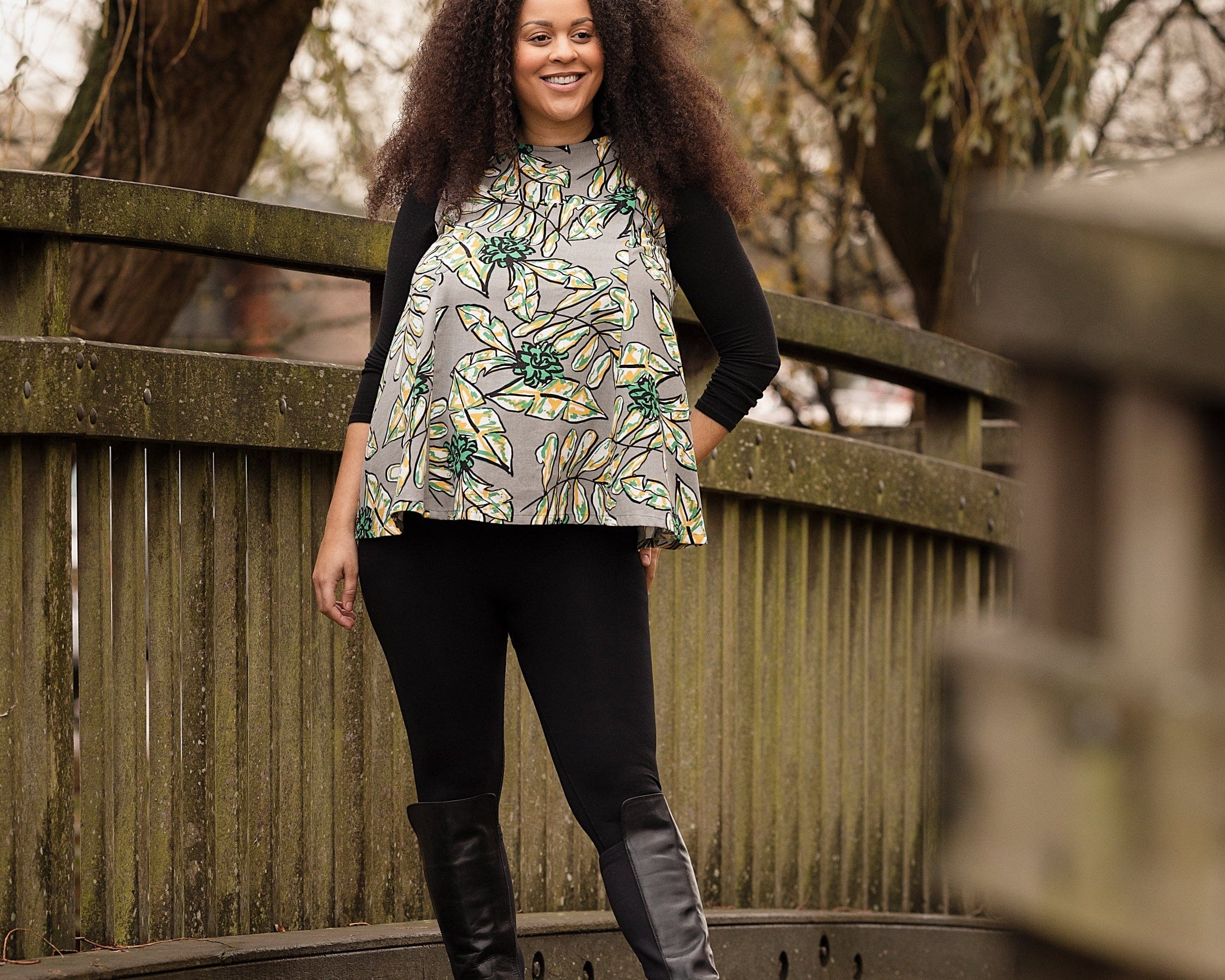 JOURNY Penny Leggings Maternity Postpartum Leggings Bump Supporting Black 15