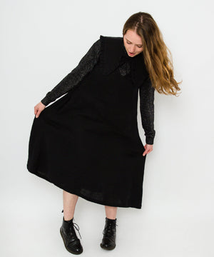 JOURNY Linen Dress Lucy Black Linen 1