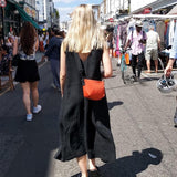 JOURNY Linen Dress Lucy Black Linen 4