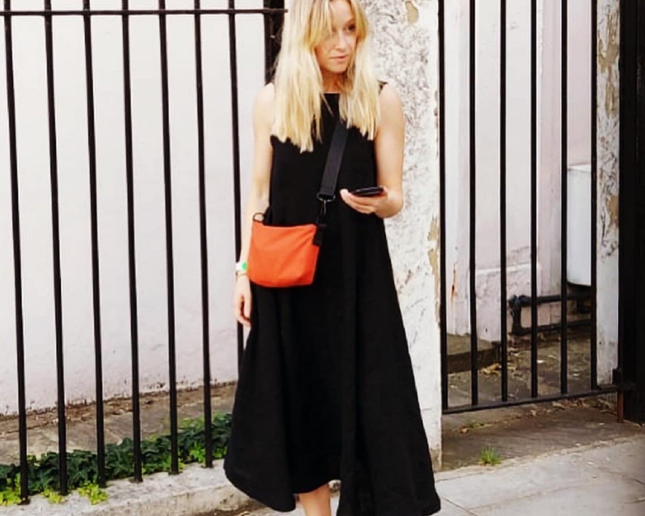 JOURNY Linen Dress Lucy Black Linen 6