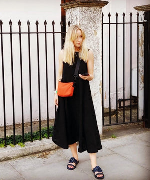JOURNY Linen Dress Lucy Black Linen 6