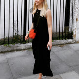 JOURNY Linen Dress Lucy Black Linen 5
