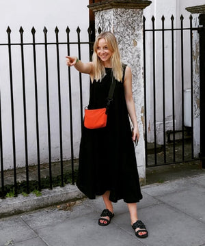 JOURNY Linen Dress Lucy Black Linen 3