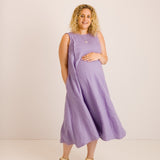 JOURNY Lucy Dress Lavender Linen 5
