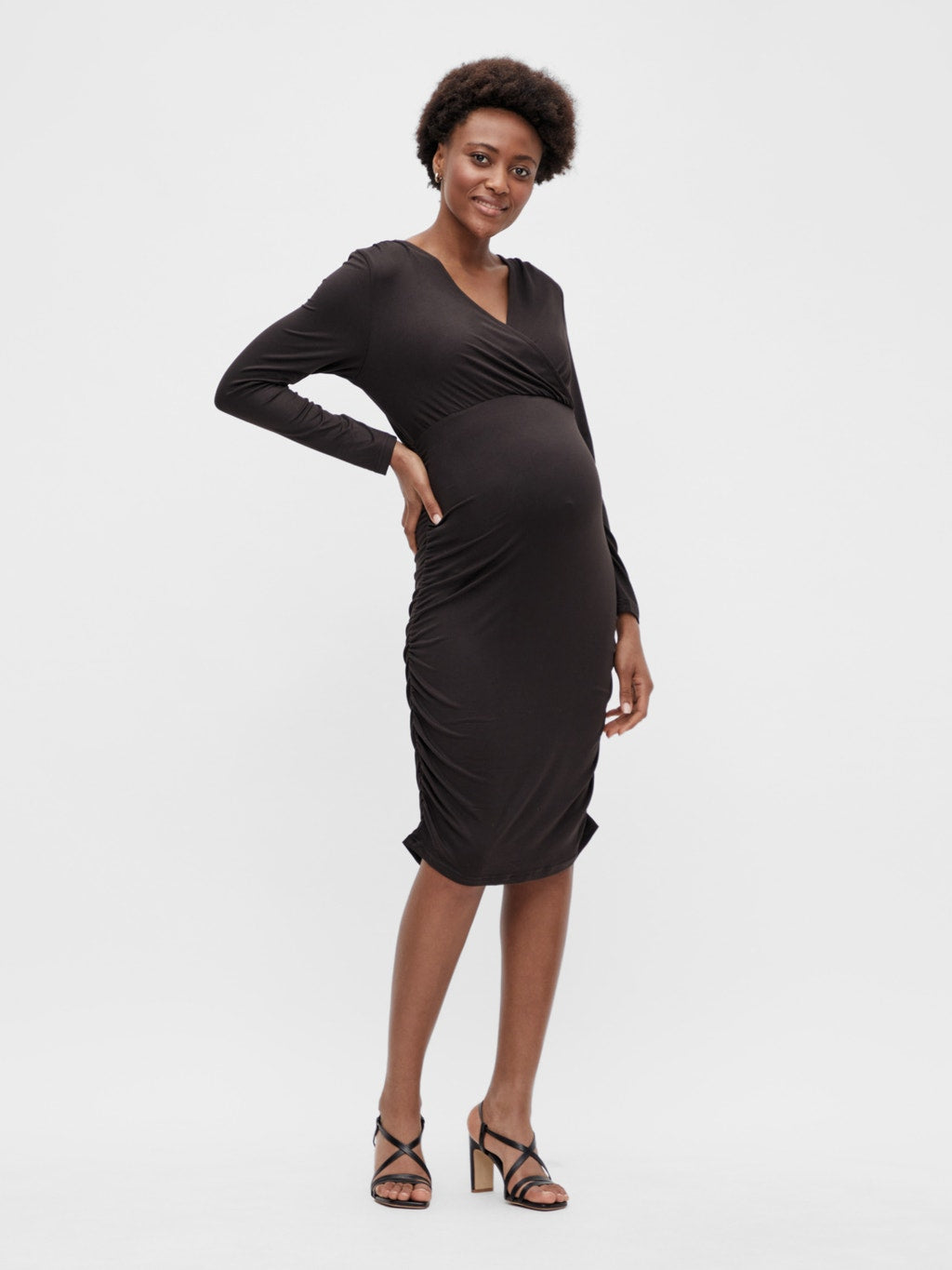 Bodycon V Neck Dress