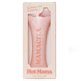 A pink Mamacita Hot Mama ice roller toy inside its original light pink packaging box, shown on a clean white background.