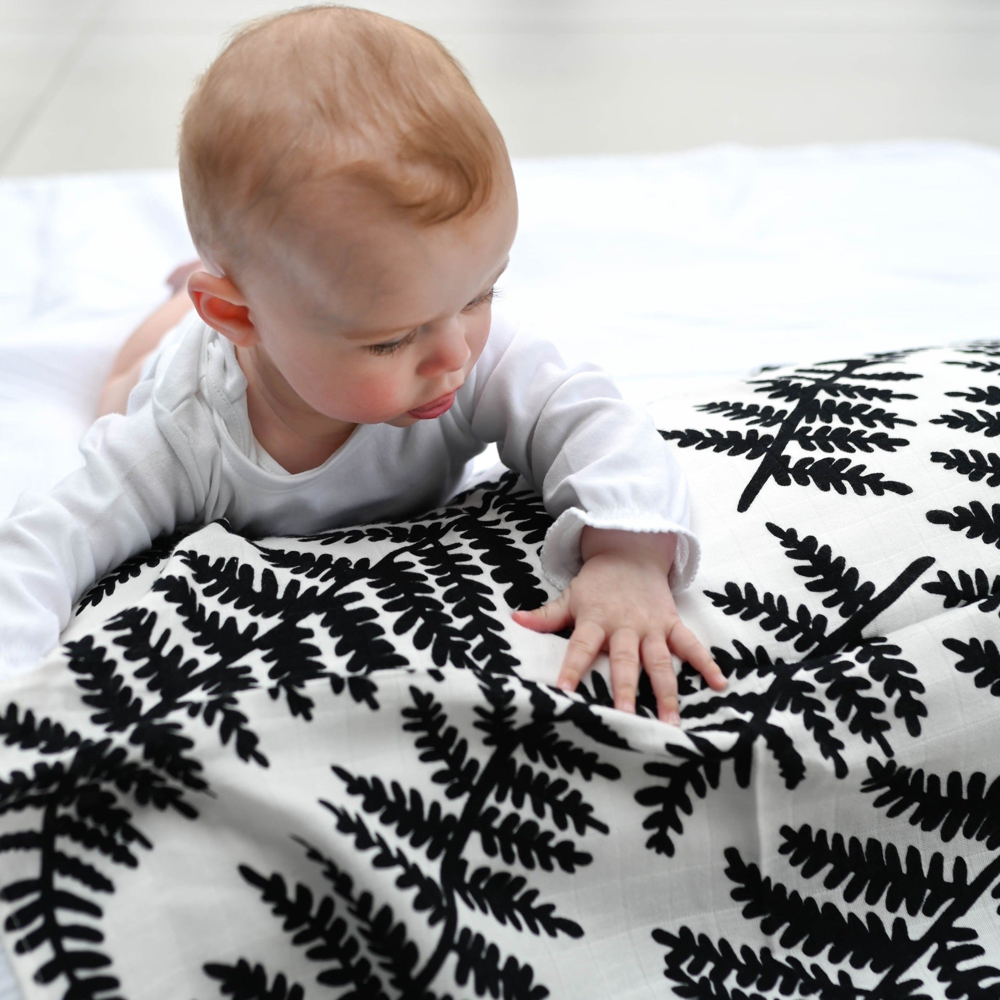 Etta Loves Plant Print 3 Pack Muslins 5