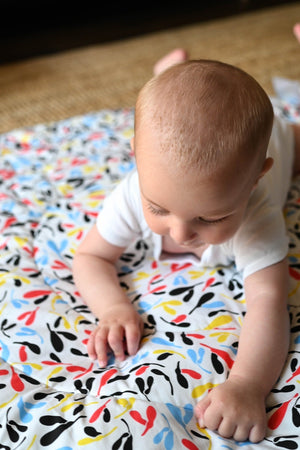 Etta Loves Plant Print Playmat Reversible 3