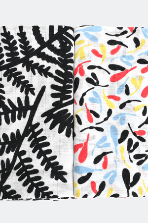 Etta Loves Plant Print Muslin 2 Pack 5
