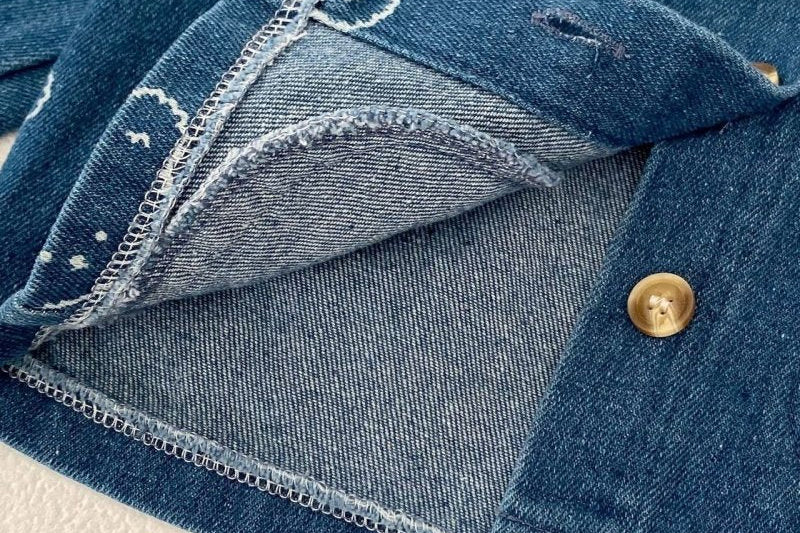 Baby Embroidered Bear Denim Two-Piece Set by Cozy Crew Club – image 4