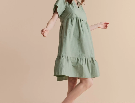 Hatch Raglan Mini Dress - Green Bay For The Creators Hatch Raglan Mini Dress - Green Bay For The Creators