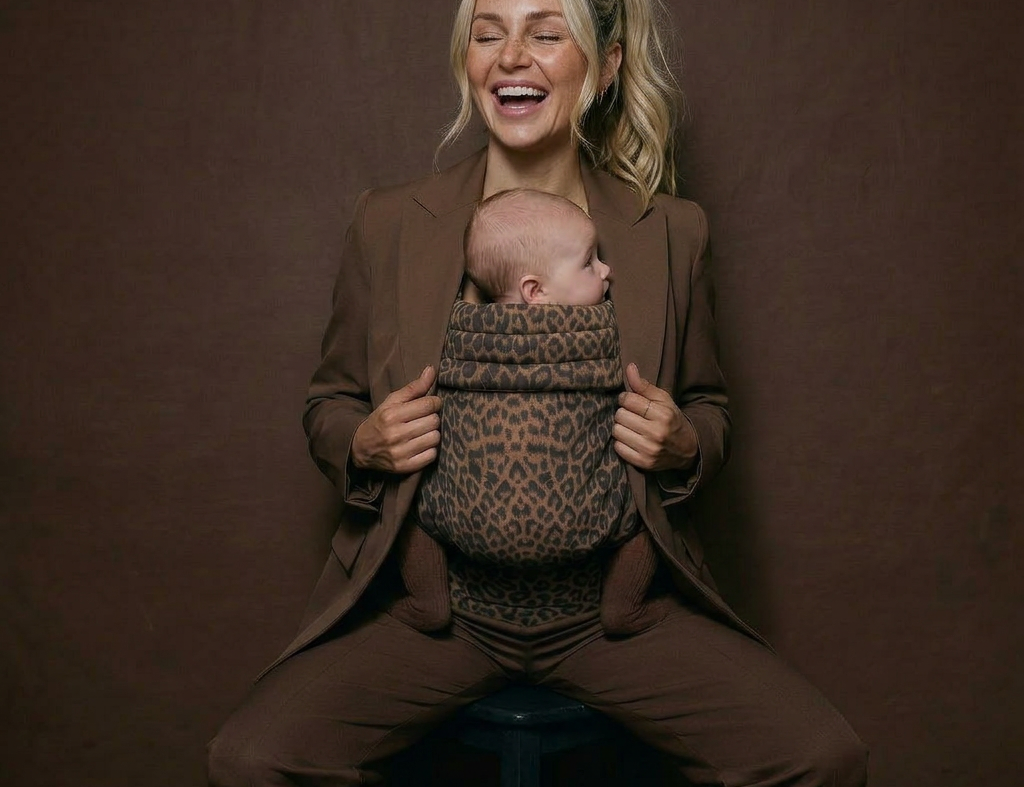 Bizzi Growin Nomad Air Animal Print Baby Carrier Savannah 1
