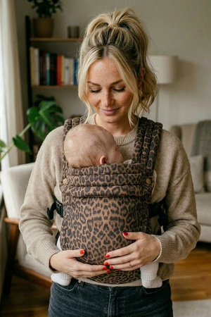 Bizzi Growin Nomad Air Animal Print Baby Carrier Savannah 2