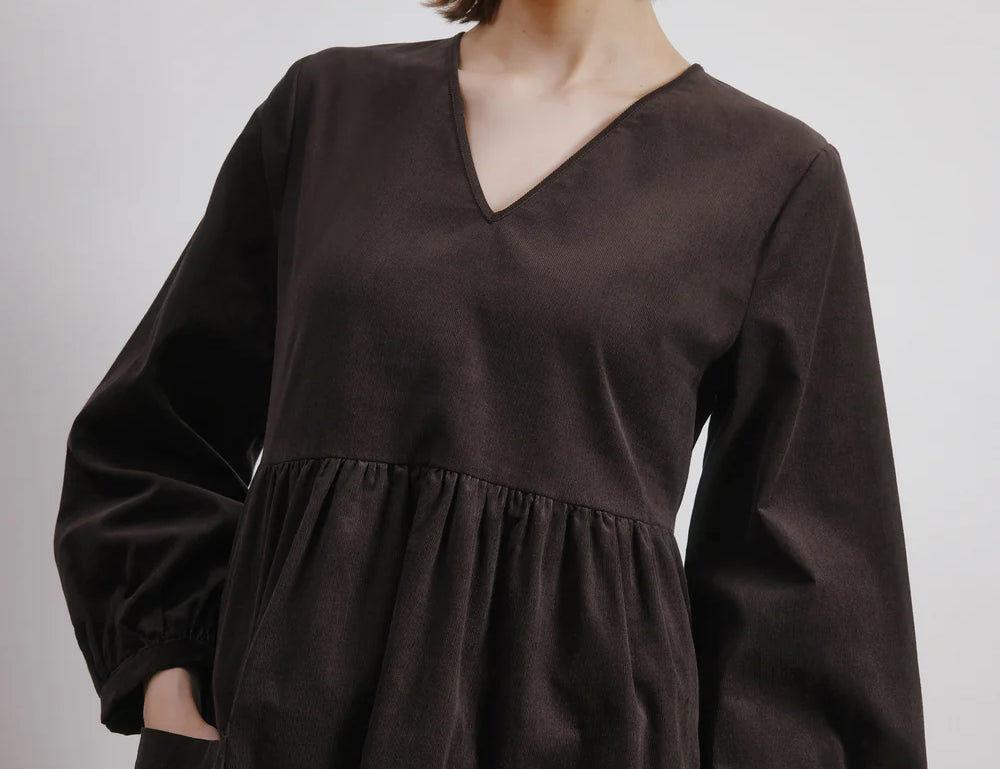 Albaray Short Cord Pocket Dress 8