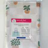 Splash Mat, Pot Plants: in its hanging retail packaging with the care instructions and 110cm x 110cm size label