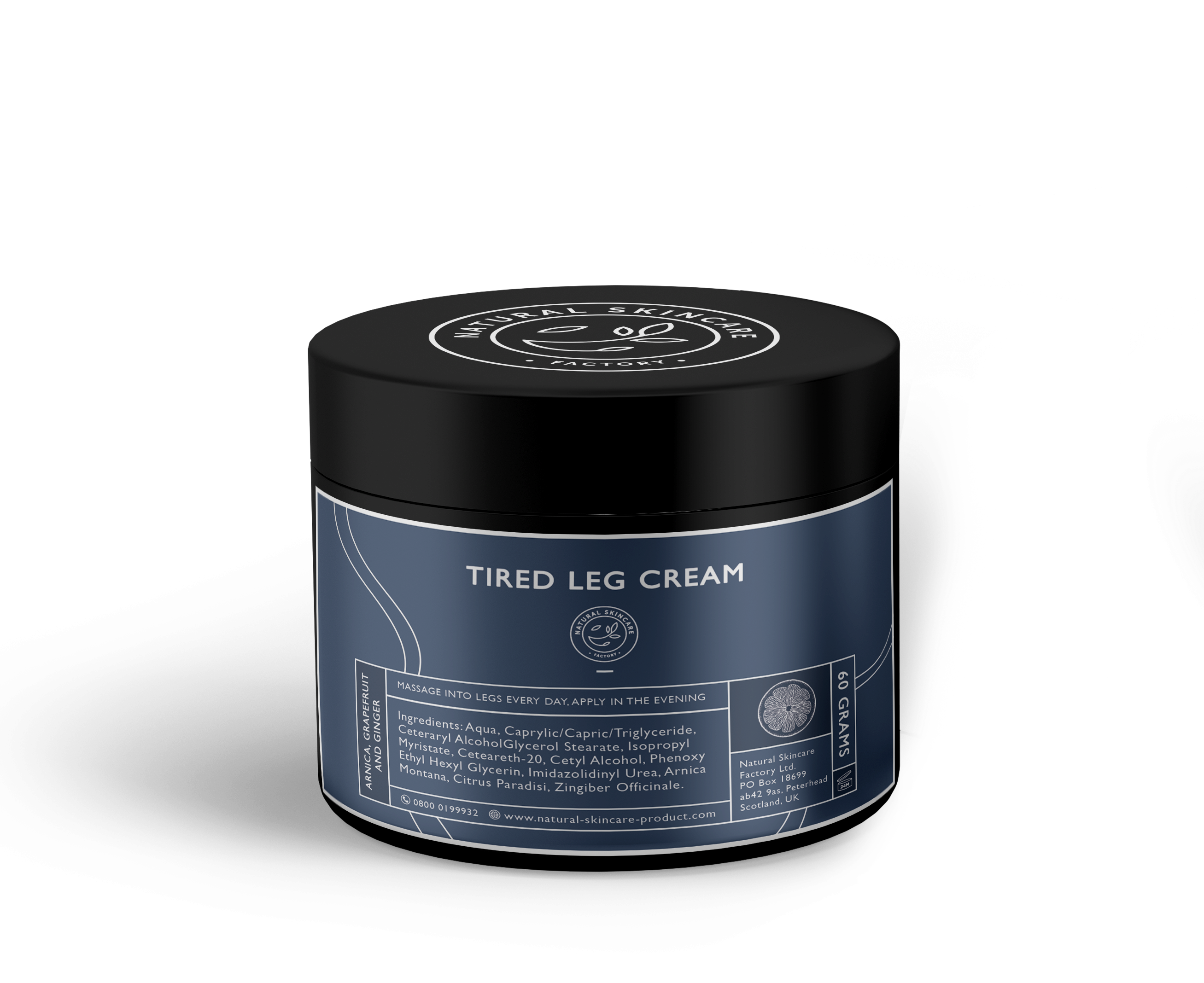 Natural Skincare Factory Tired Leg Cream 1
