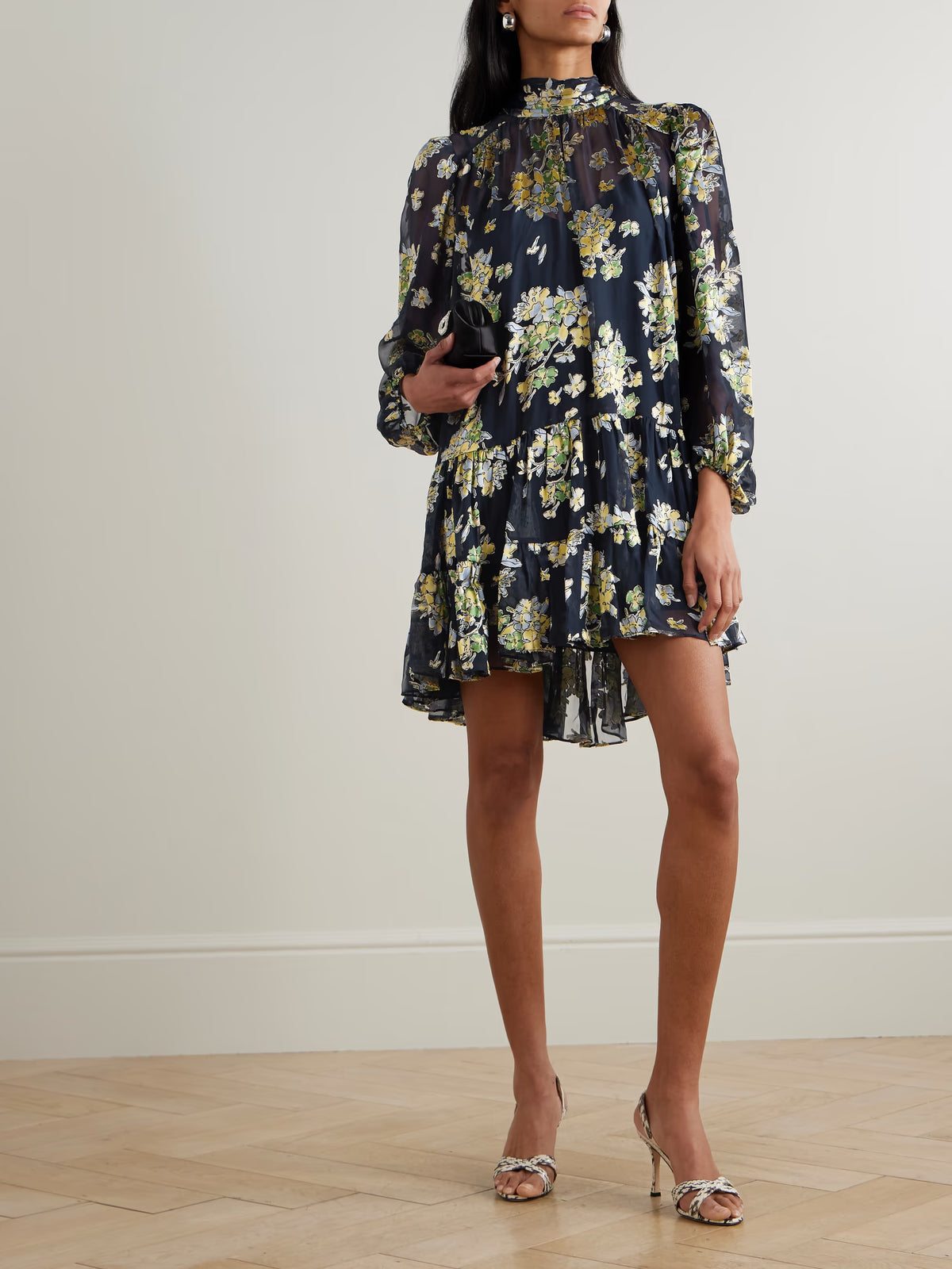 Anaya Dress Bouquet Devoré