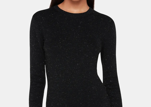 Whistles Annie Sparkle Knit Dress - Black | Sale For The Creators Whistles Annie Sparkle Knit Dress - Black | Sale For The Creators
