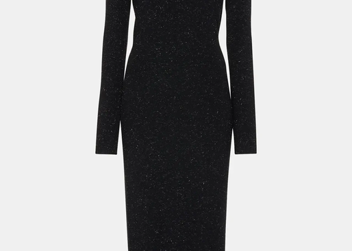 Whistles Annie Sparkle Knit Dress - Black | Sale For The Creators Whistles Annie Sparkle Knit Dress - Black | Sale For The Creators