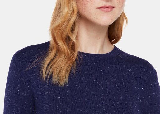 whistles annie sparkle knit dress Whistles Annie sparkle knit dress in forest green