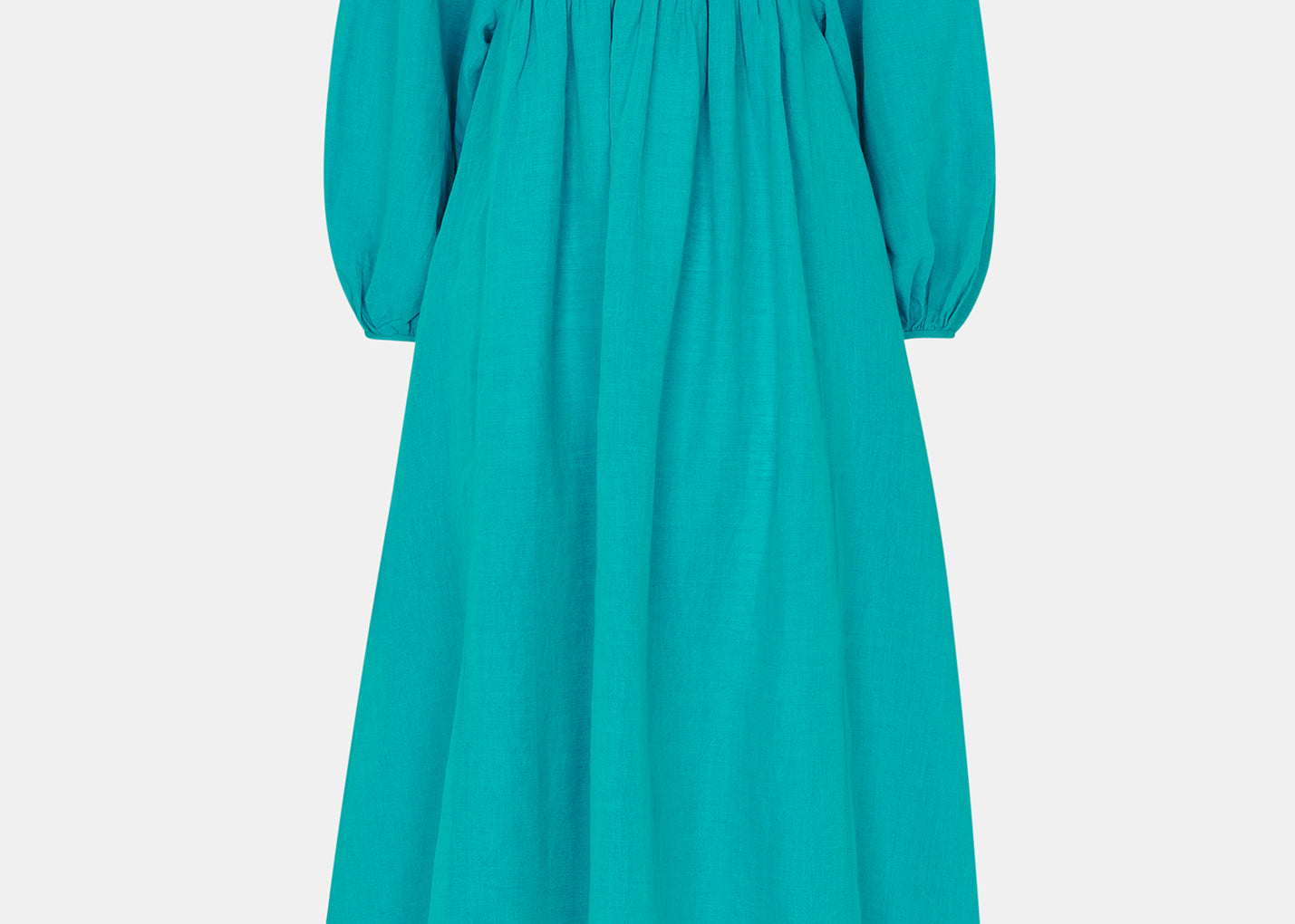 Gloria Linen Blend Dress - Turquoise Blue | Whistles at For The Creators Gloria Linen Blend Dress - Turquoise Blue | Whistles at For The Creators