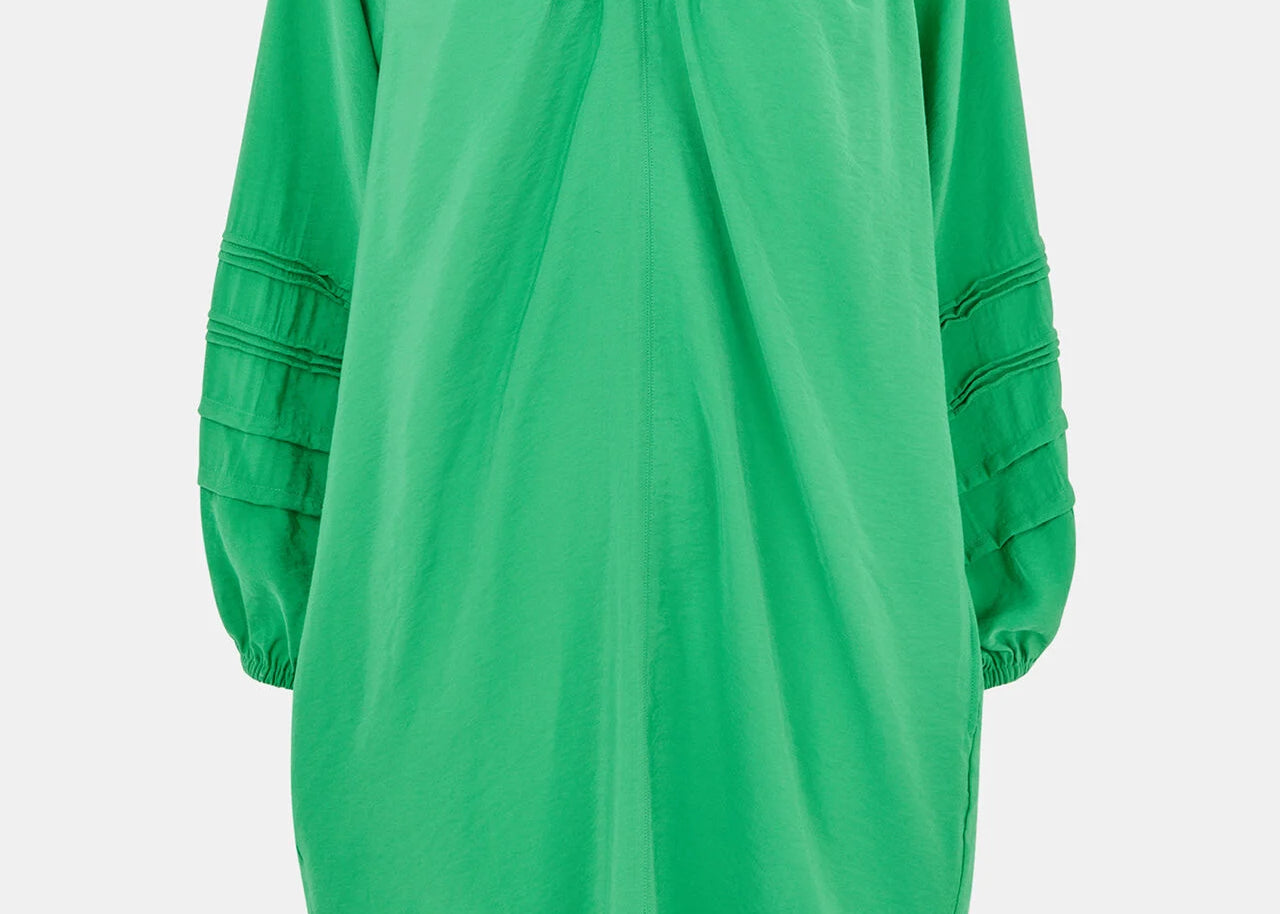Whistles Grave V Neck Dress in Green For The Creators Whistles Grave V Neck Dress in Green For The Creators